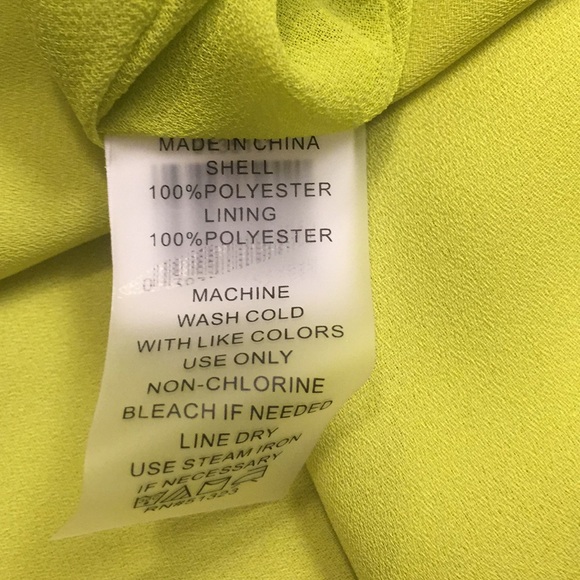 Vince Camino Chartreuse Fully Lined Camisole - Picture 7 of 8